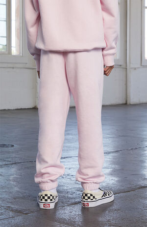 Pink Varsity Patch Jogger Sweatpants image number 4