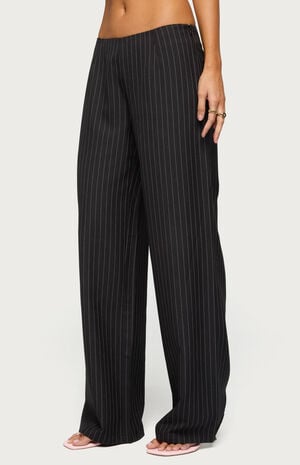 Kerie Pinstripe Low Rise Pants image number 2