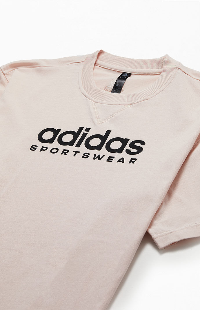 Pink adidas sales shirt pacsun