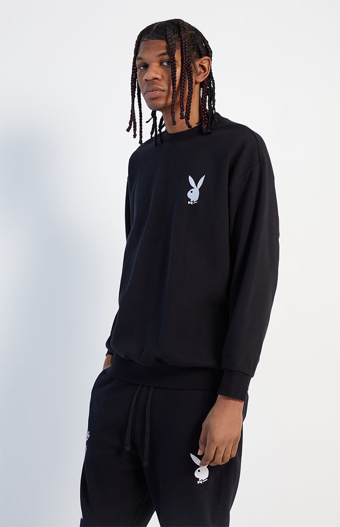 Playboy by pacsun contour logo crew neck 2025 sweatshirt