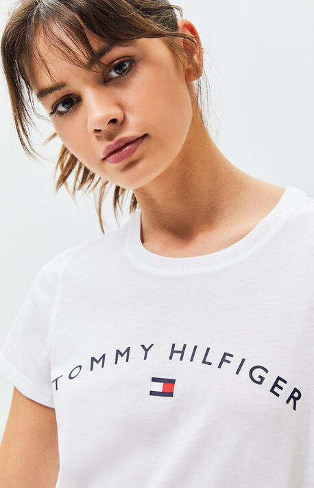 cropped tommy hilfiger shirt