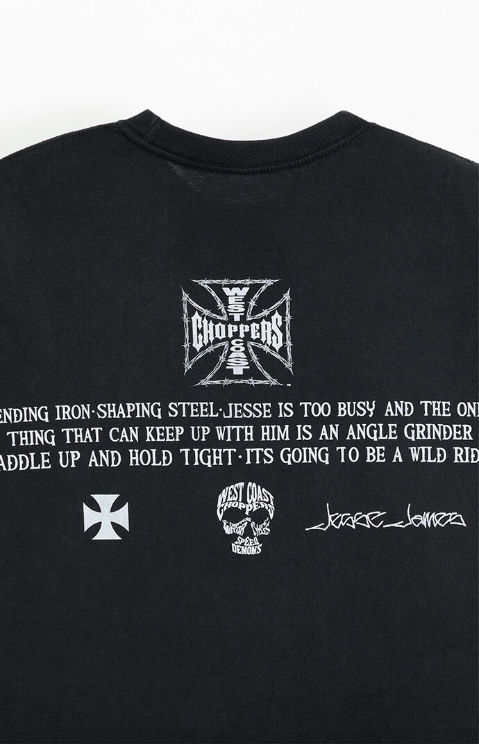 West Coast Choppers Barb Wire Iron Cross T-Shirt | Pacsun