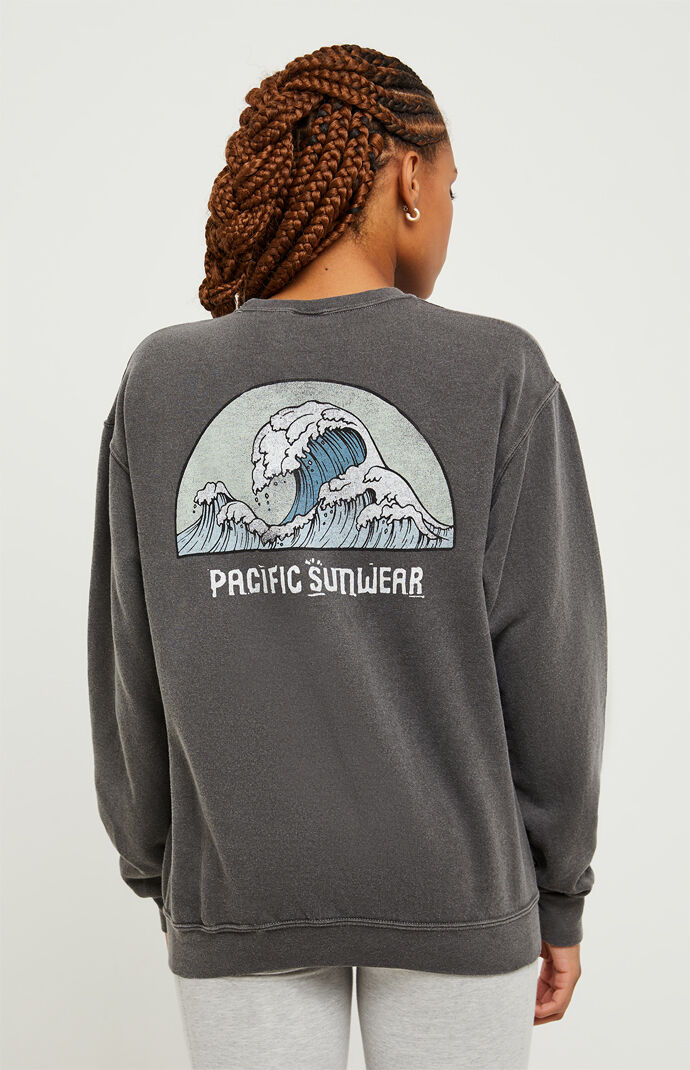 pacsun wave sweatshirt