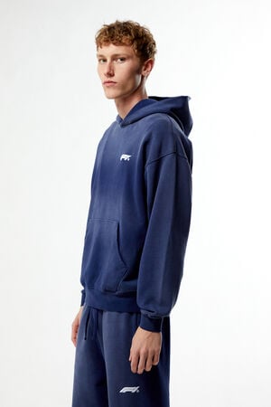 x Pacsun Las Vegas Washed Blue Logo Hoodie image number 3