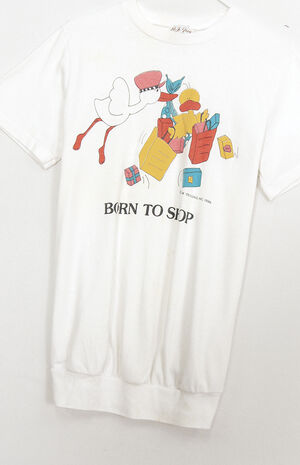 Upcycled Born to Shop T-Shirt image number 2