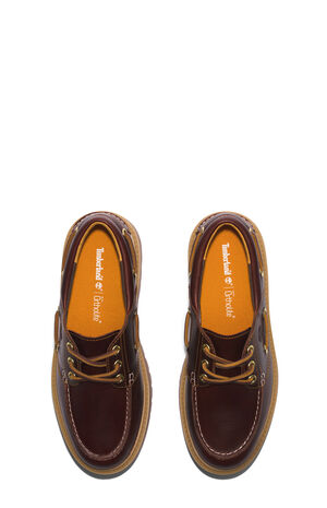 Women's Rootbeer Stone Street Boat Shoes image number 2