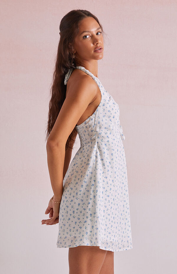 Beverly and Beck Sarah Tie Back Halter Mini Dress | Pacsun Beverly and Beck Sarah Tie Back Halter Mini Dress | Pacsun