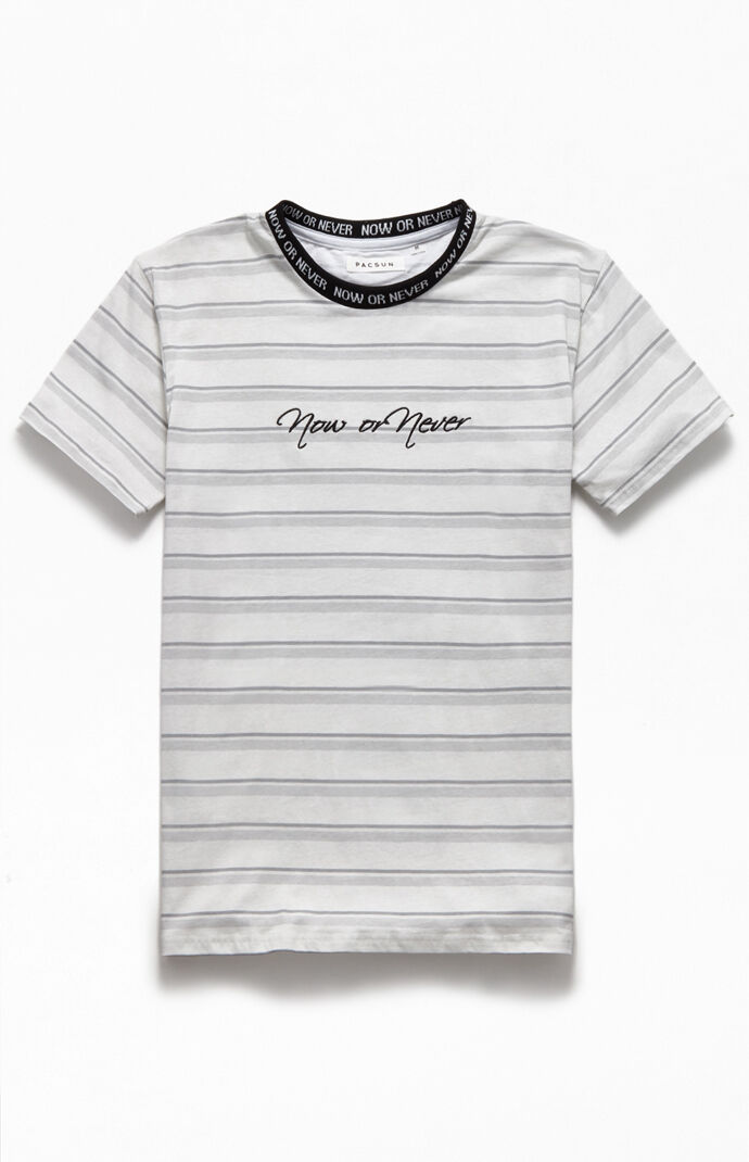 Pacsun Now Or Never Striped T Shirt Pacsun