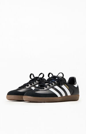 Kids Black Samba Shoes image number 2
