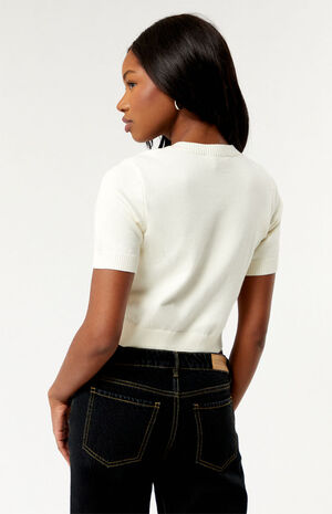 Pure Short Sleeve Sweater image number 4