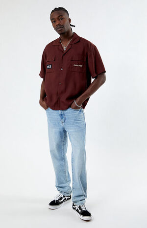 By PacSun Tencel Woven Camp Shirt image number 3