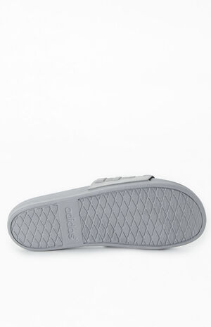 Gray Adilette Slide Sandals image number 4