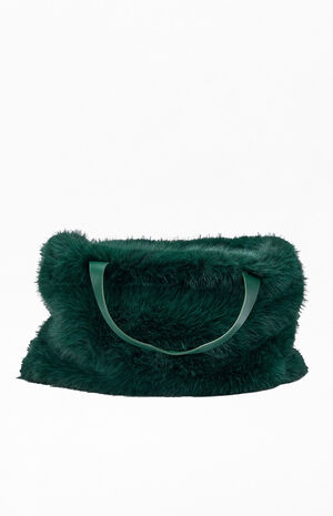 Emerald Confidante Faux Fur Handbag image number 2