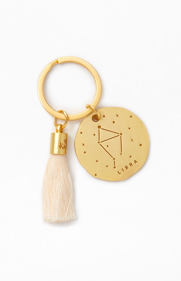 Libra Zodiac Keychain