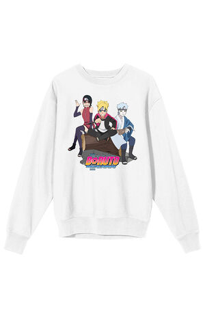 Boruto Main Character Crew Neck Sweatshirt image number 1