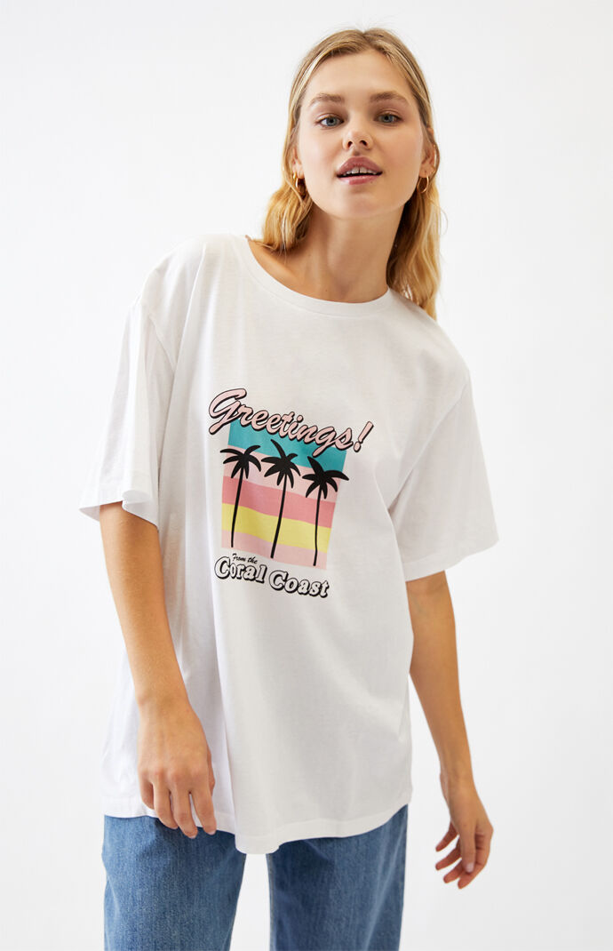 Greetings Oversized Boyfriend T-Shirt