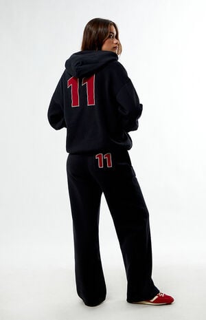 11 Embroidered Oversized Hoodie 11 Embroidered Oversized Hoodie image number 1