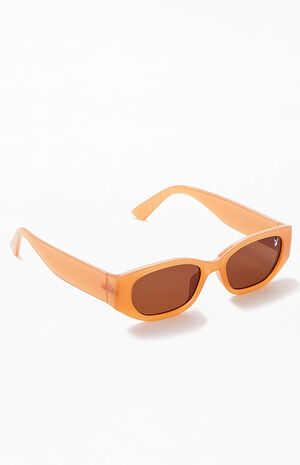 By PacSun Orange Plastic Icon Sunglasses image number 1