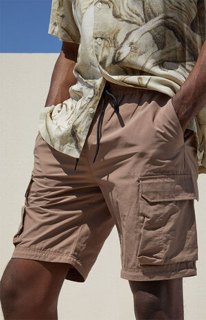 Brown Zip Off Cargo Pants image number 5