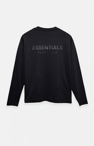 Jet Black Classic Fit Long Sleeve T-Shirt image number 2