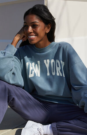 New York Crew Neck Oversized Sweatshirt image number 5