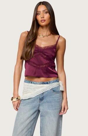 Tamar Satin Effect Tank Top image number 1