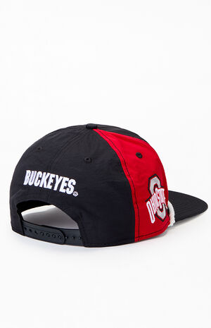 Ohio State Buckeyes Nylon Golfer Snapback Hat image number 2