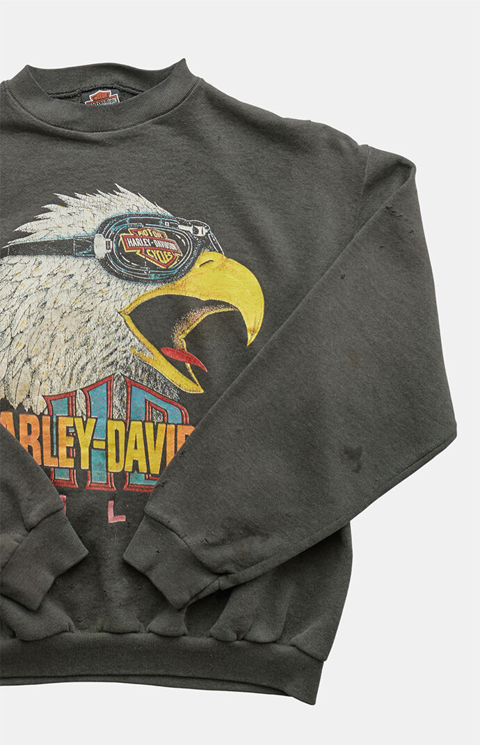 PS VINTAGE '90s Harley Davidson Charcoal Crew Neck Sweatshirt