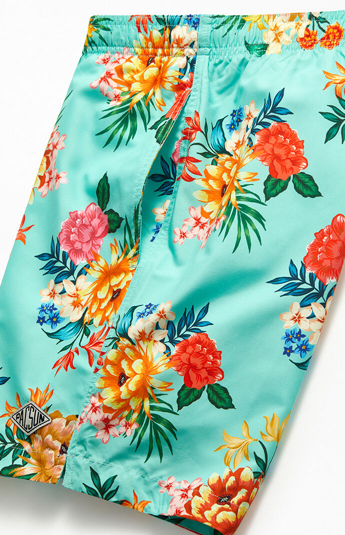 May Flower 17" Swim Trunks