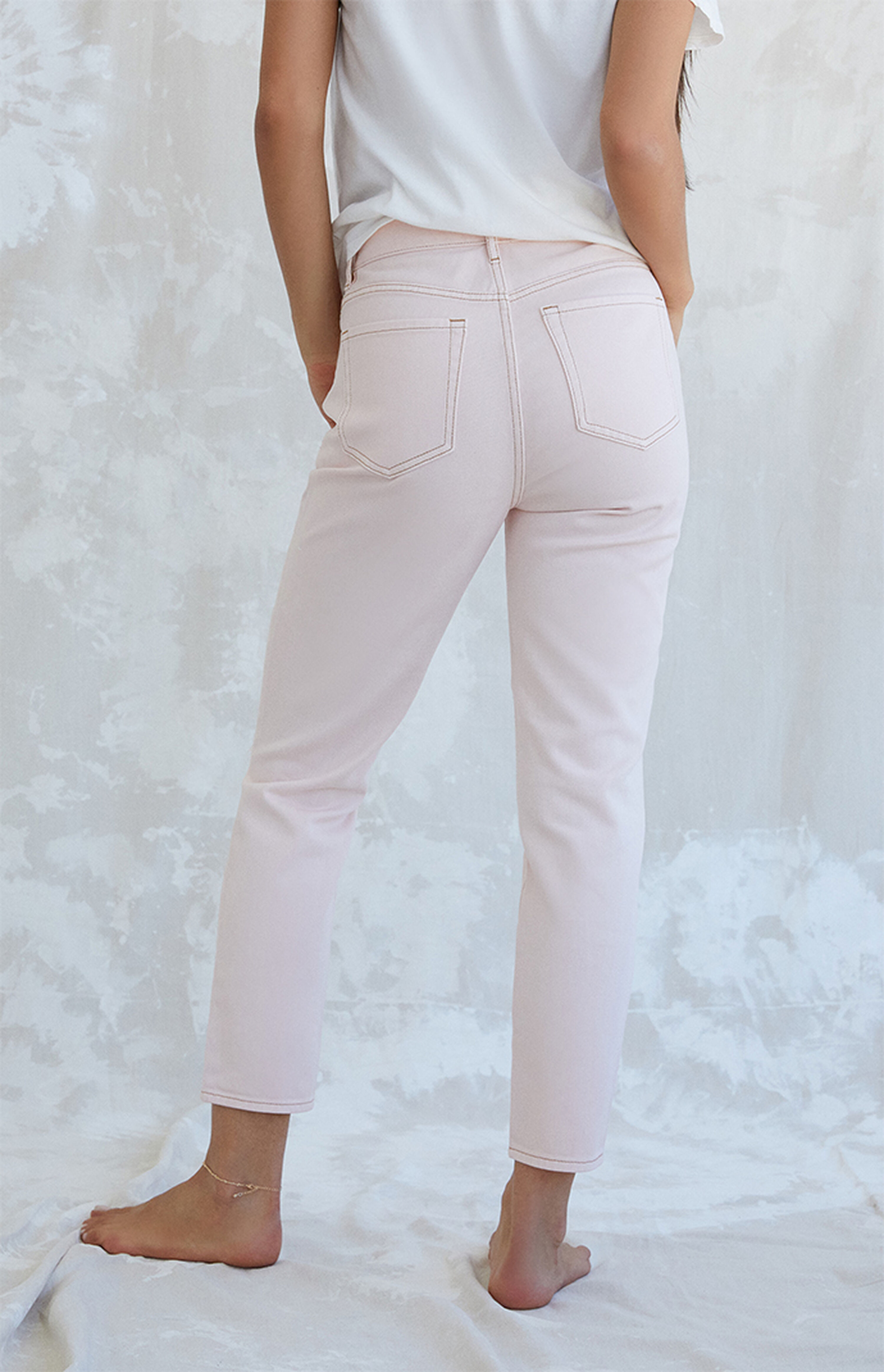 PacSun Pink Ultra High Waisted Slim Fit Jeans PacSun