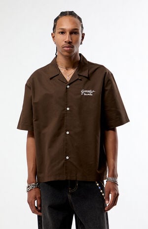 Groove Records Chainstitch Camp Shirt image number 1