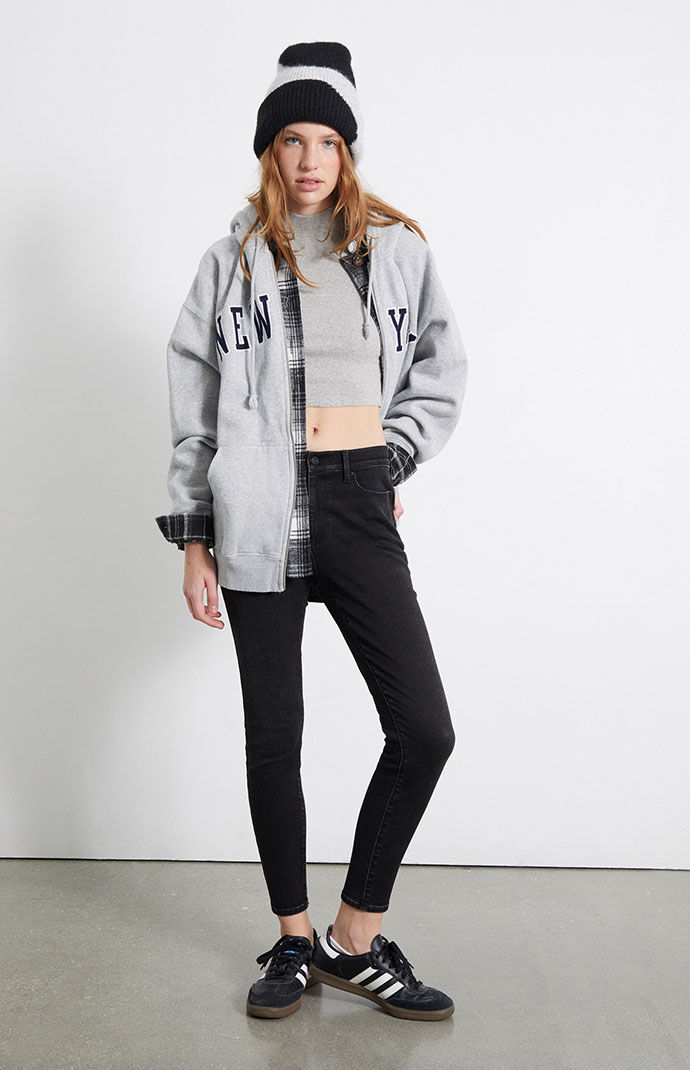 PacSun Black High Waisted Ankle Jeggings PacSun