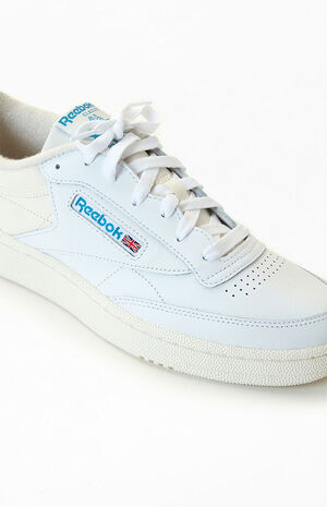 Reebok White & Blue Club C Vintage Shoes | PacSun