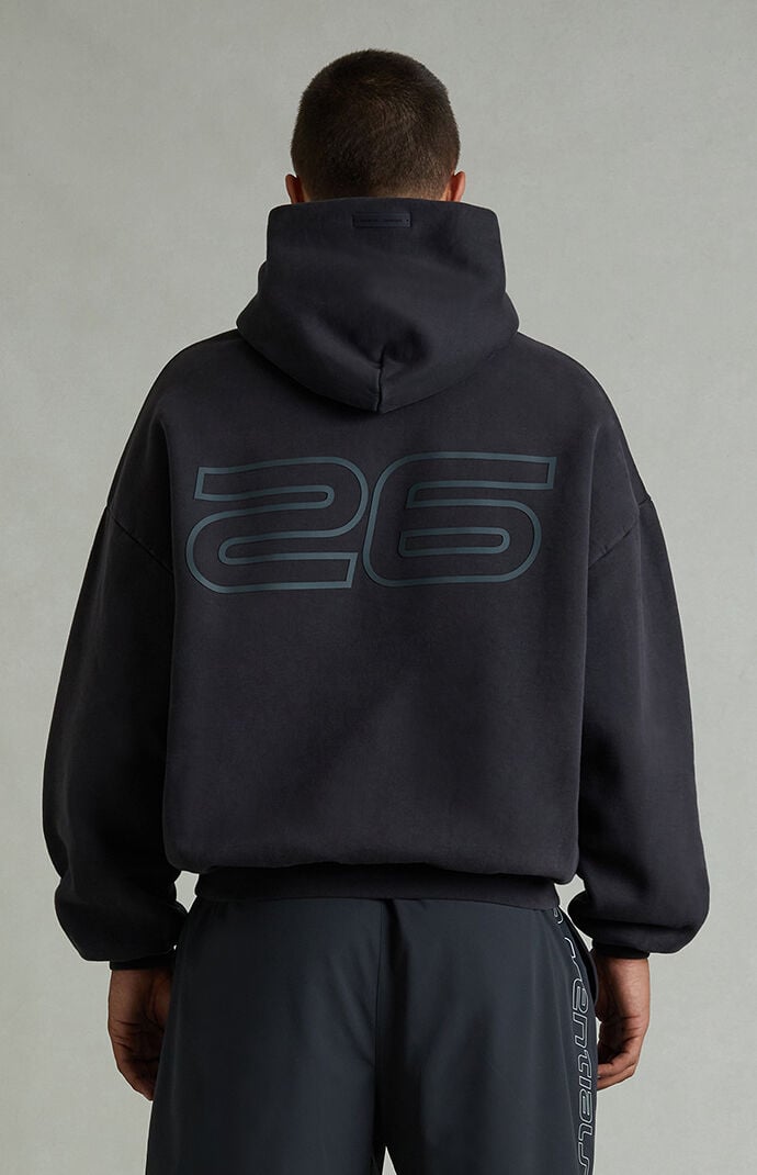 Fear of God ESSENTIALS Vintage Black '90s Fleece Hoodie
