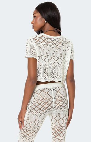 Fable Crochet Crop Top image number 5