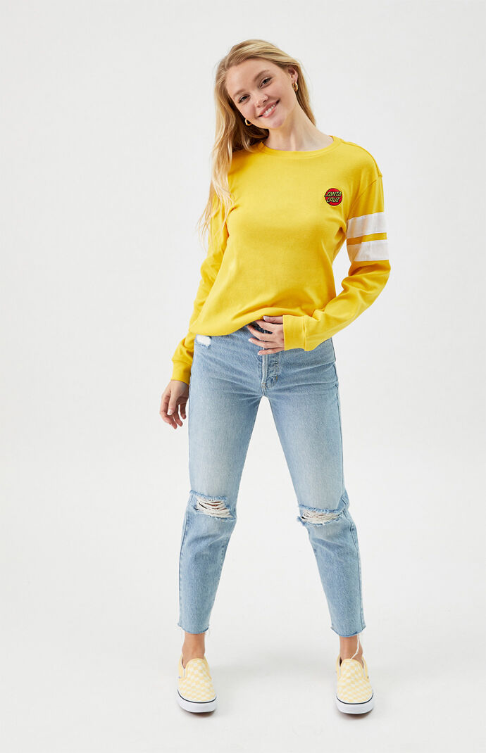 Classic Dot Stripe Long Sleeve T-Shirt