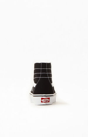 Black & White Sk8-Hi Tapered High Top Sneakers image number 3