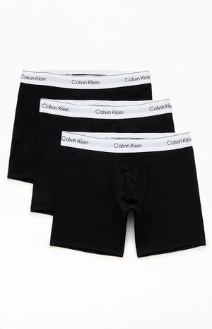 3 Pack Black & White Logo Boxer Briefs image number 1