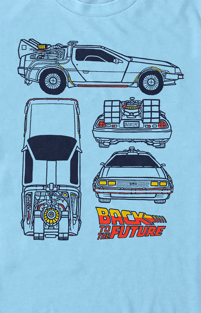 Back To The Future Blueprint T-Shirt