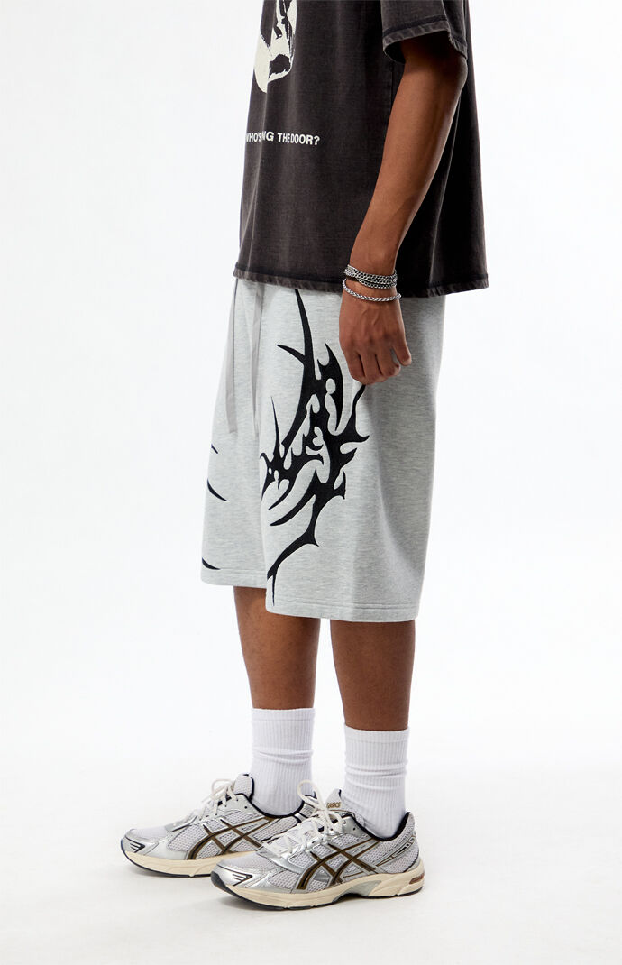 Pacsun Warping In Time Fleece Sweat Shorts | Pacsun