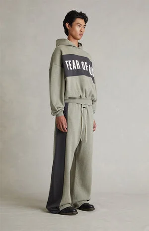 Seal Paneled Lounge Baggy Sweatpants image number 2