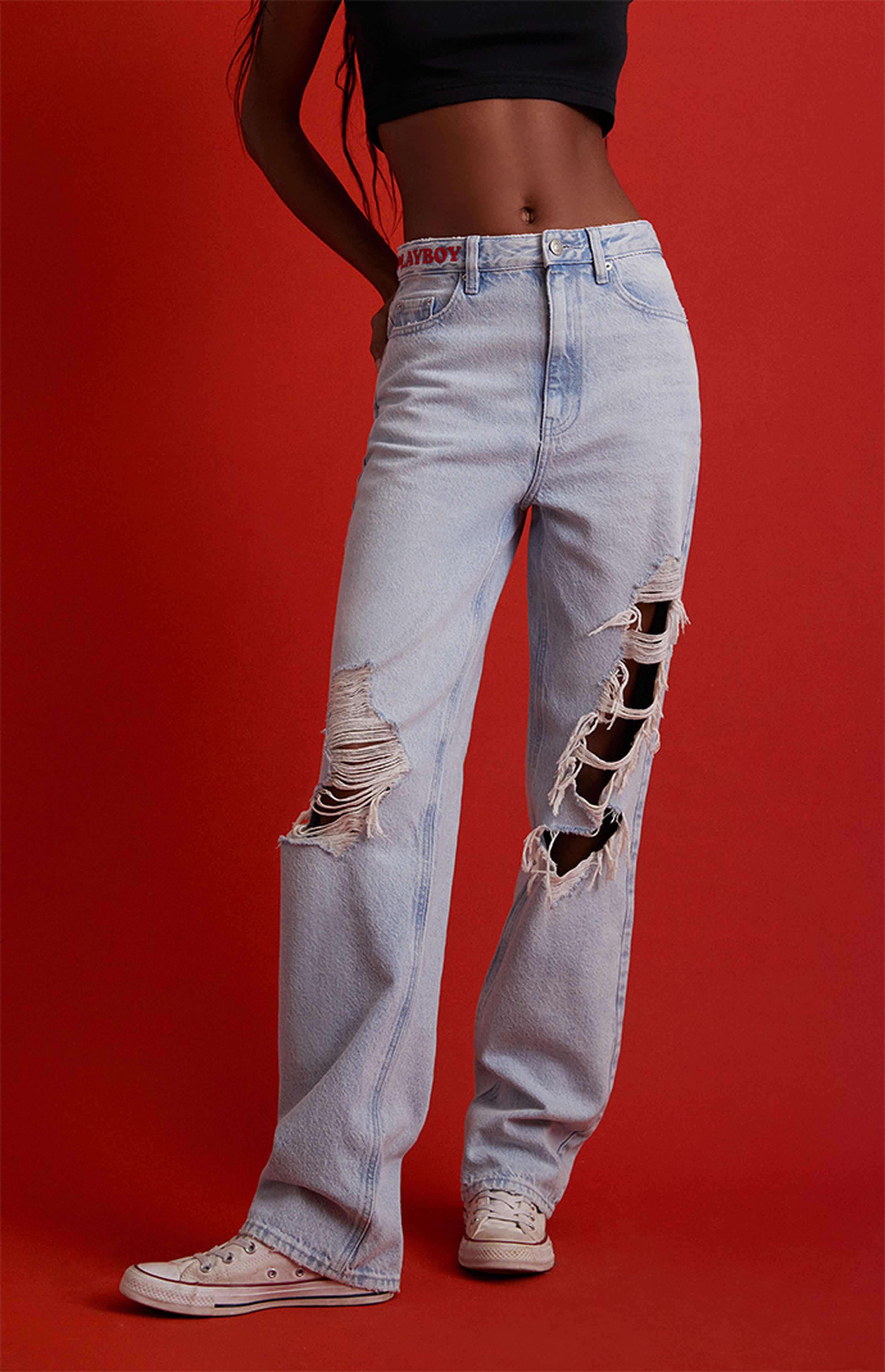 Playboy By PacSun Cloud Nine Boyfriend Jeans PacSun