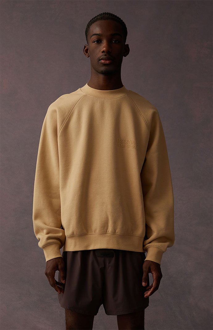 Sand crewneck sweatshirt cheap