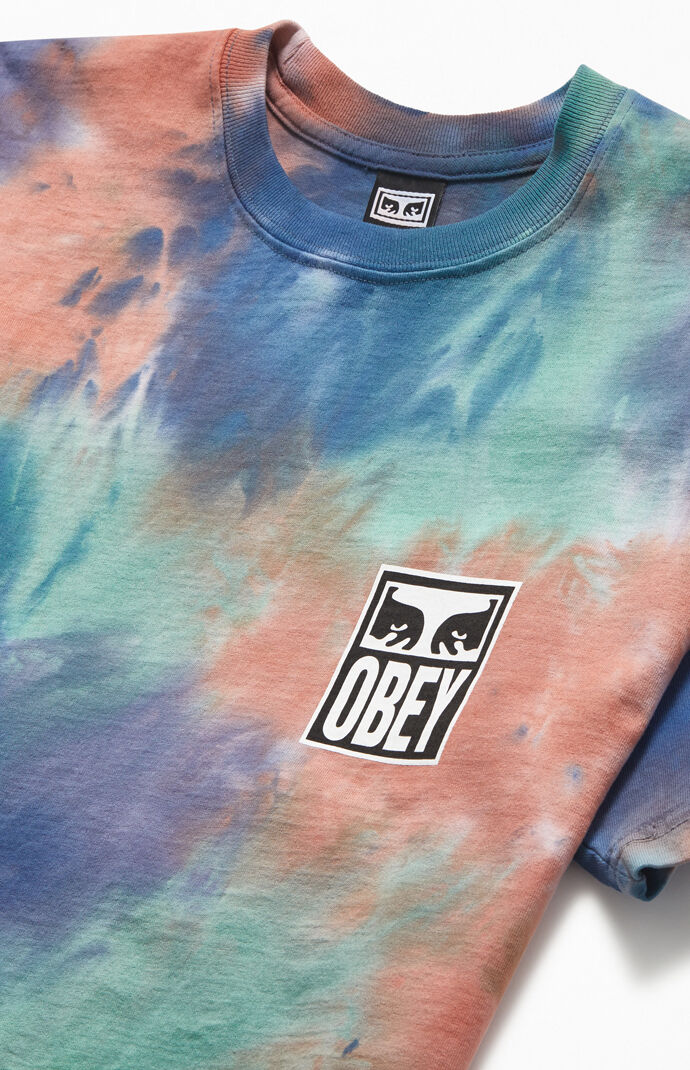 Eyes Icon Tie-Dyed Icon T-Shirt