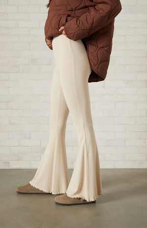Ribbed Flare Pants image number 3