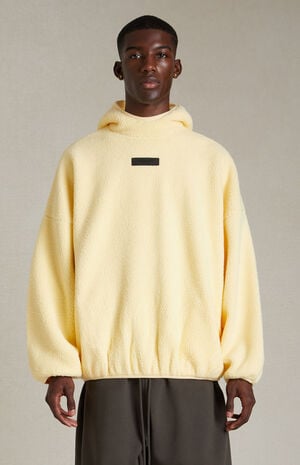 Garden Yellow Polar Fleece Hoodie image number 1