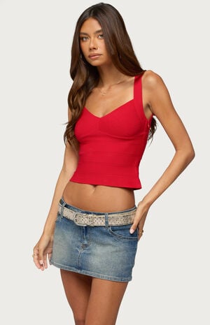 Lanthe Knit Bandage Top image number 2