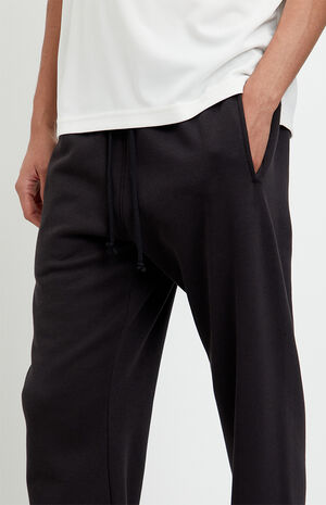 Black Johnny Fleece Straight Sweatpants image number 5