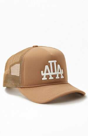 Double LA Dodger Trucker Hat image number 1