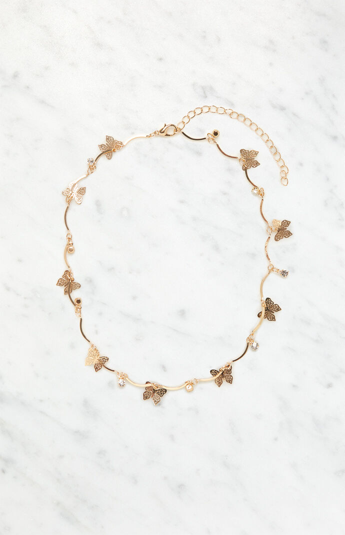 Butterfly Choker Necklace